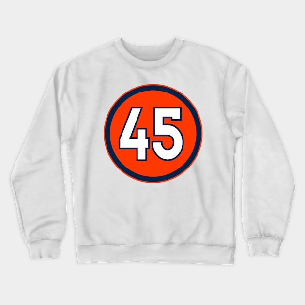 Denver Broncos Crewneck Sweatshirt by naesha stores